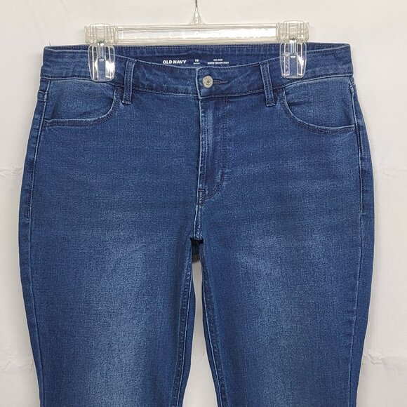 Old Navy Jeans Wow Boot Cut Womens 10 Short Stretch Mid Rise Denim Pants 33 X 29 - Picture 2 of 16